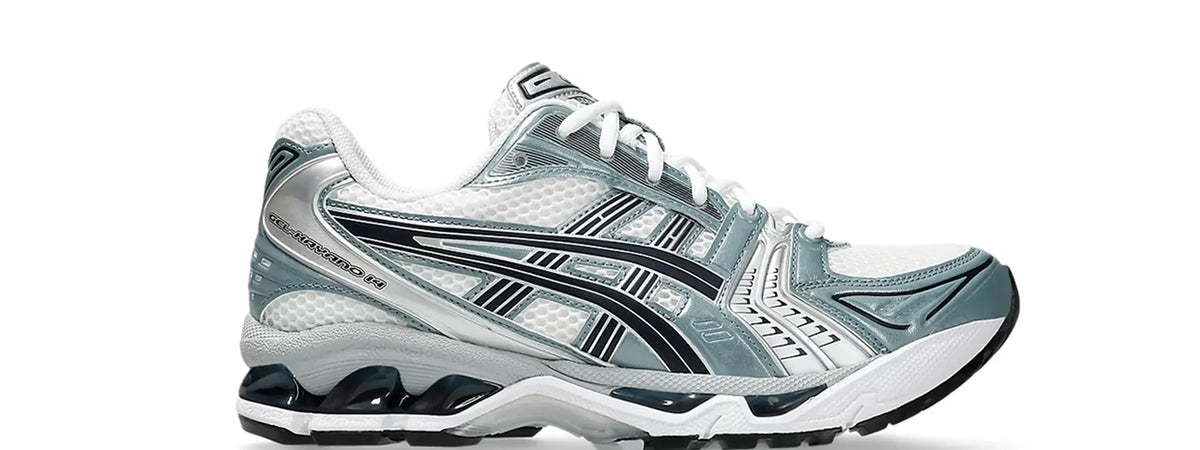 Asics Gel Kayano 14 White Fjord Grey – Premium Sportswear