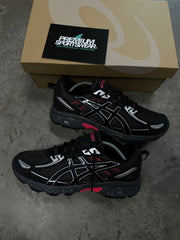 Asics Gel Quantum 6 Obsidian Grey Black Red