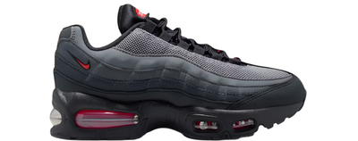 Nike Air Max 95 Bright Crimson Red Fog Grey Big Bubble 2025