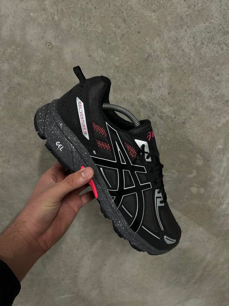 Asics Gel Quantum 6 Obsidian Grey Black Red